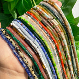 4x13mm Natural Stone Tube Beads for Jewelry Making