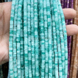 Pink Quartz Cylinder Crystal Beads for Jewelry Making
