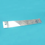 100pcs Transparent Self-Adhesive Bag, 4x26.5 for Hair Extensions & Jewelry