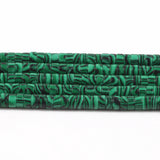 Malachite Flat Round Disc Beads 4x2mm Natural Gemstone Loose Spacer Beads