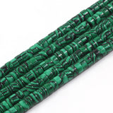 Malachite Flat Round Disc Beads 4x2mm Natural Gemstone Loose Spacer Beads