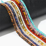 4x2mm Mini Faceted Rose Quartz Crystal Bead for DIY Jewelry Making