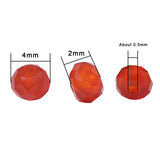 4x2mm Mini Faceted Rose Quartz Crystal Bead for DIY Jewelry Making