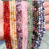 Tourmaline Pink Quartz Sodalite Green Jade Beads 15' for Jewelry Making