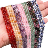 Tourmaline Pink Quartz Sodalite Green Jade Beads 15' for Jewelry Making