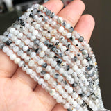 4x3mm Moonstone Faceted Rondelle Beads for DIY Bracelet