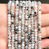 4x3mm Moonstone Faceted Rondelle Beads for DIY Bracelet