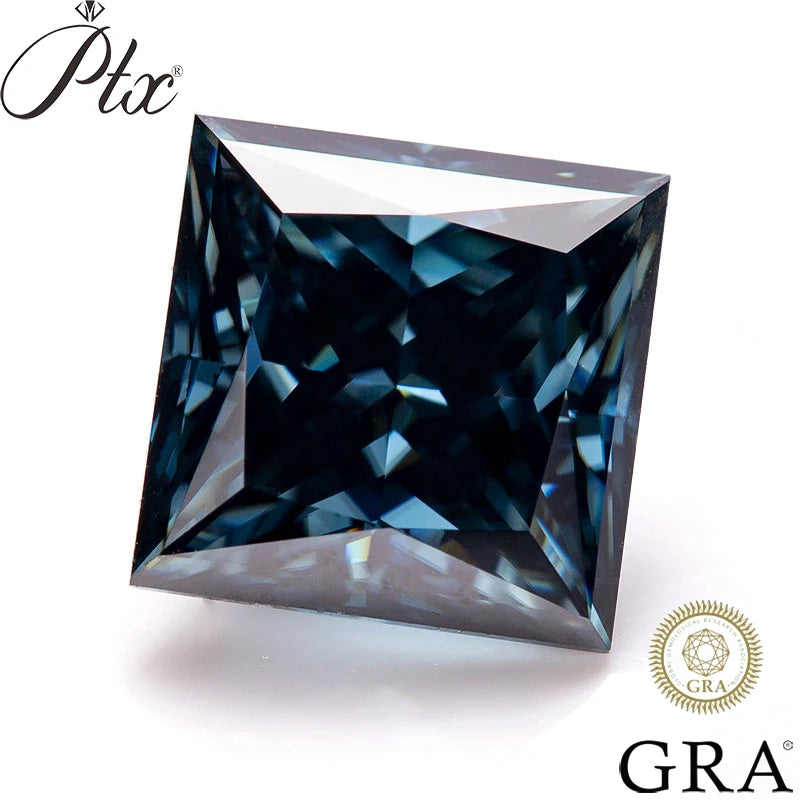 4-10mm Loose Moissanite Princess Brilliant Cut VVS1 High Vivid