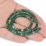 4x4mm Natural Stone Cylinder Beads for Jewelry Making DIY Charms Bracelet