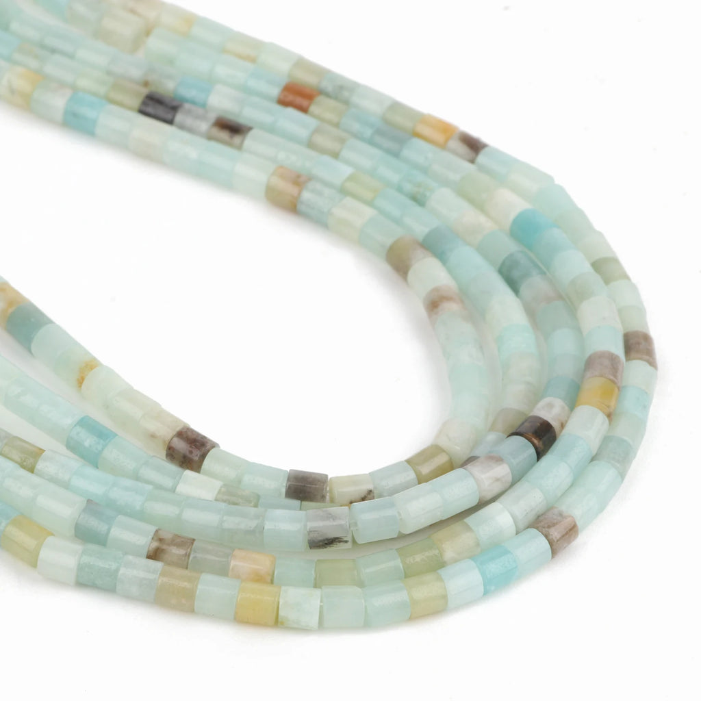 4x4mm Amazonite Stone Rondelle Beads 15''