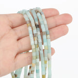 4x4mm Amazonite Stone Rondelle Beads 15''