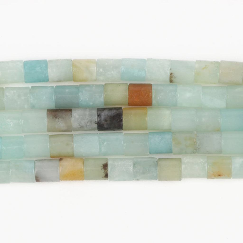 4x4mm Amazonite Stone Rondelle Beads 15''