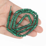 Green Malachite Rondelle Beads 4x4mm for Jewelry Making 15''