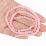 Pink Quartz Rondelle Beads 4x4mm 15''