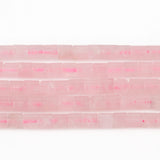 Pink Quartz Rondelle Beads 4x4mm 15''