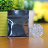 Small Size Zip Lock Bags 0.2mm 100pcs Jewelry Plastic Packaging Bags