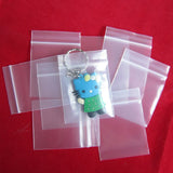 100Pcs 4x5cm Transparent Zip Lock Bags for Jewelry