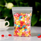 100Pcs 4x5cm Transparent Zip Lock Bags for Jewelry