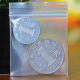 100Pcs 4x5cm Transparent Zip Lock Bags for Jewelry