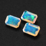 4x6MM Africa Opal Rectangle Gemstone Mood Change Stone DIY Jewelry