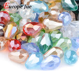 Water Droplet Pear Shape Glass Beads Austrian Crystals Teardrop Crystal Bead