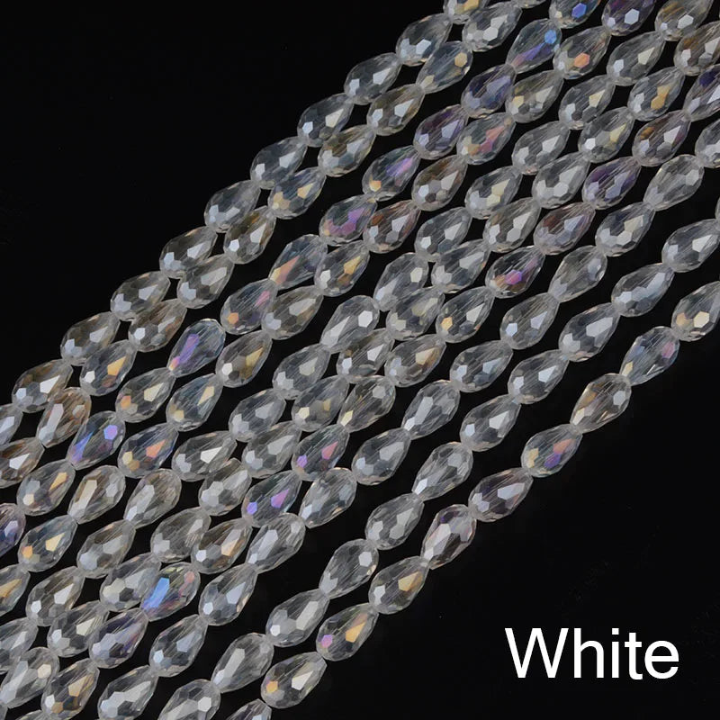 Water Droplet Pear Shape Glass Beads Austrian Crystals Teardrop Crystal Bead