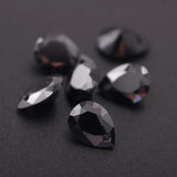 Colorful Tear Drop Cut CZ Straight Hole Beads Jewelry DIY