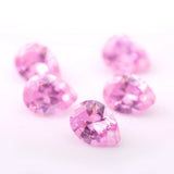 Colorful Tear Drop Cut CZ Straight Hole Beads Jewelry DIY