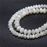 4x6mm Shell Beads Mother Of Pearl Spacer Jewelry Necklace Bracelet