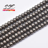 4x6mm Iron Pyrite Stone Beads for DIY Jewelry Making