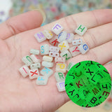 4x7MM Glow In The Dark Acrylic Spacer Beads For Jewelry Making