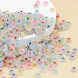 4x7MM Glow In The Dark Acrylic Spacer Beads For Jewelry Making