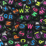 100pcs Colored Alphabet Acrylic Beads for DIY Jewelry Making