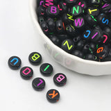 100pcs Colored Alphabet Acrylic Beads for DIY Jewelry Making