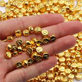 4x7mm Flat Round Acrylic Beads 100-500pcs Loose Beads for Jewelry Making DIY