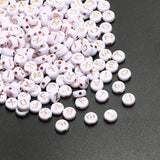 4x7mm Flat Round Acrylic Beads 100-500pcs Loose Beads for Jewelry Making DIY