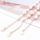 Freshwater Pearl Beads Bracelet Adjustable 7"