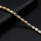 4x7mm Rice-shaped Mother-of-pearl Shells Spacer Beads