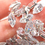 Horse Eye Zircon Alloy Jewelry Accessory 3D DIY Sewing Ornament