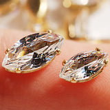 Horse Eye Zircon Alloy Jewelry Accessory 3D DIY Sewing Ornament
