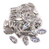 Horse Eye Zircon Alloy Jewelry Accessory 3D DIY Sewing Ornament