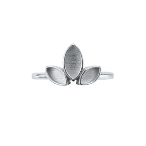 8MM Breast Milk Resin Marquise Ring 925 Sterling Silver