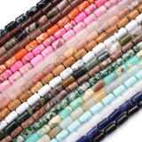 4x8mm Natural Stone Cylinder Beads for Jewelry Making DIY Bracelet