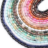 4x8mm Natural Stone Cylinder Beads for Jewelry Making DIY Bracelet