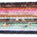 4x8mm Natural Stone Cylinder Beads for Jewelry Making DIY Bracelet