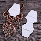 100pcs Stainless Steel Jewelry Cards for Packaging Hang Tags