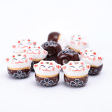 Colorful Ceramic Beads 14mm Porcelain Lucky Cat Animal Pattern Beads DIY Jewelry