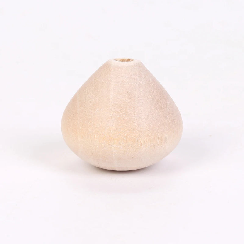 Natural Wood Beads Conical Shape Charms for Jewelry Making DIY Crafts