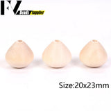 Natural Wood Beads Conical Shape Charms for Jewelry Making DIY Crafts