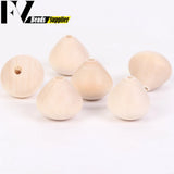 Natural Wood Beads Conical Shape Charms for Jewelry Making DIY Crafts